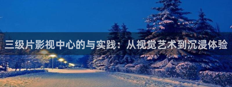 小小影院免费观看电视连续剧：三级片影视中心的与实践：从视觉艺术到沉浸体验